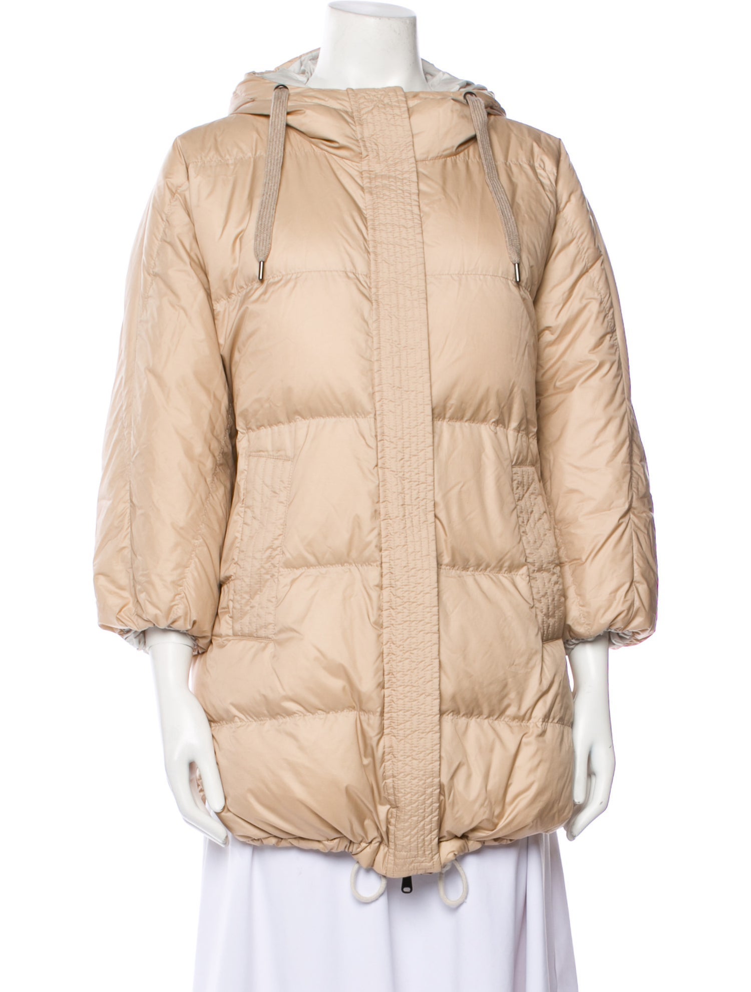 Brunello Cucinelli Wool Faux Fur Coat