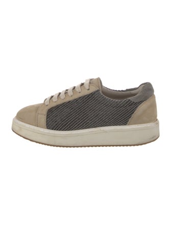 Brunello Cucinelli Monili Suede Sneakers