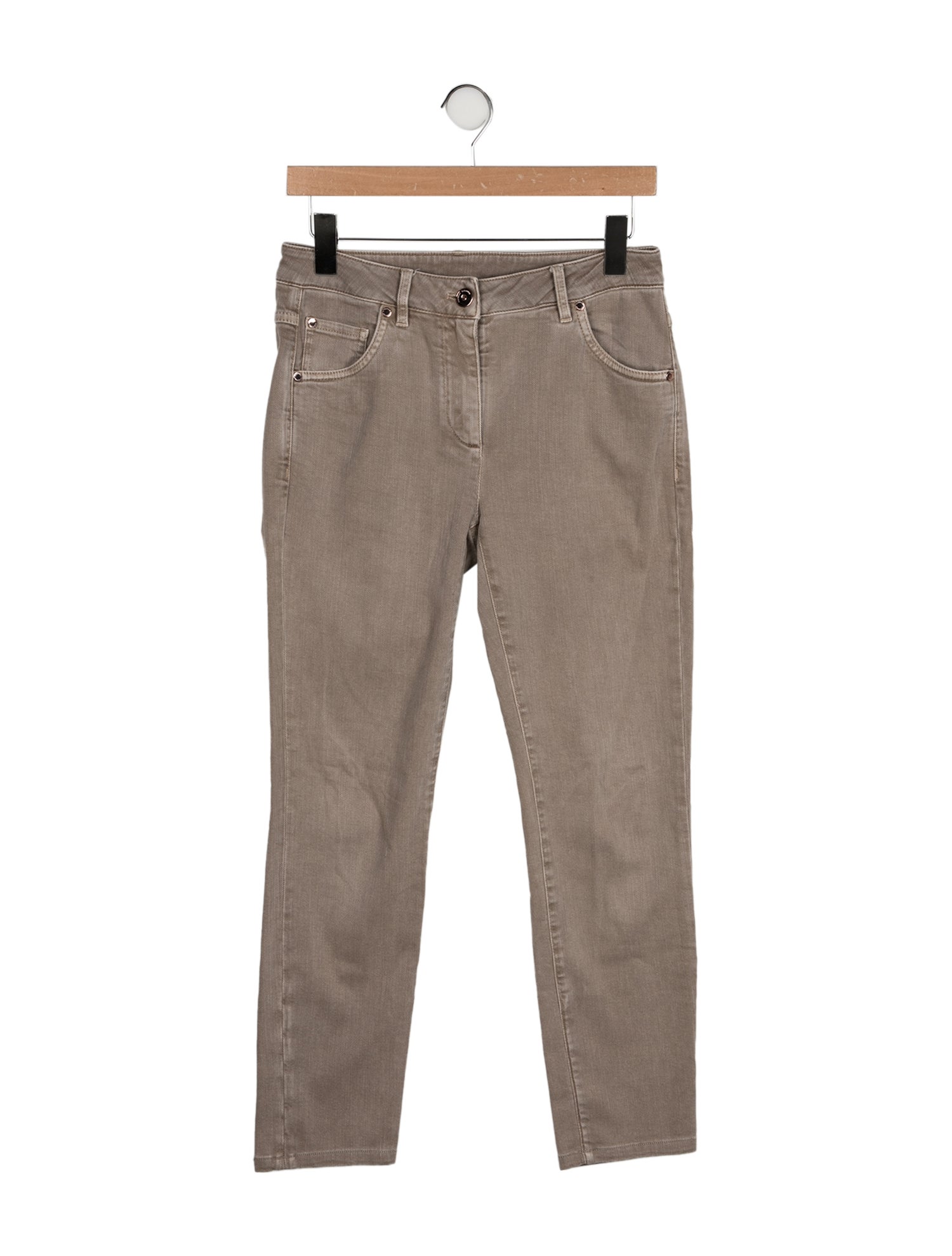 Brunello Cucinelli Mid-Rise Skinny Leg Jeans