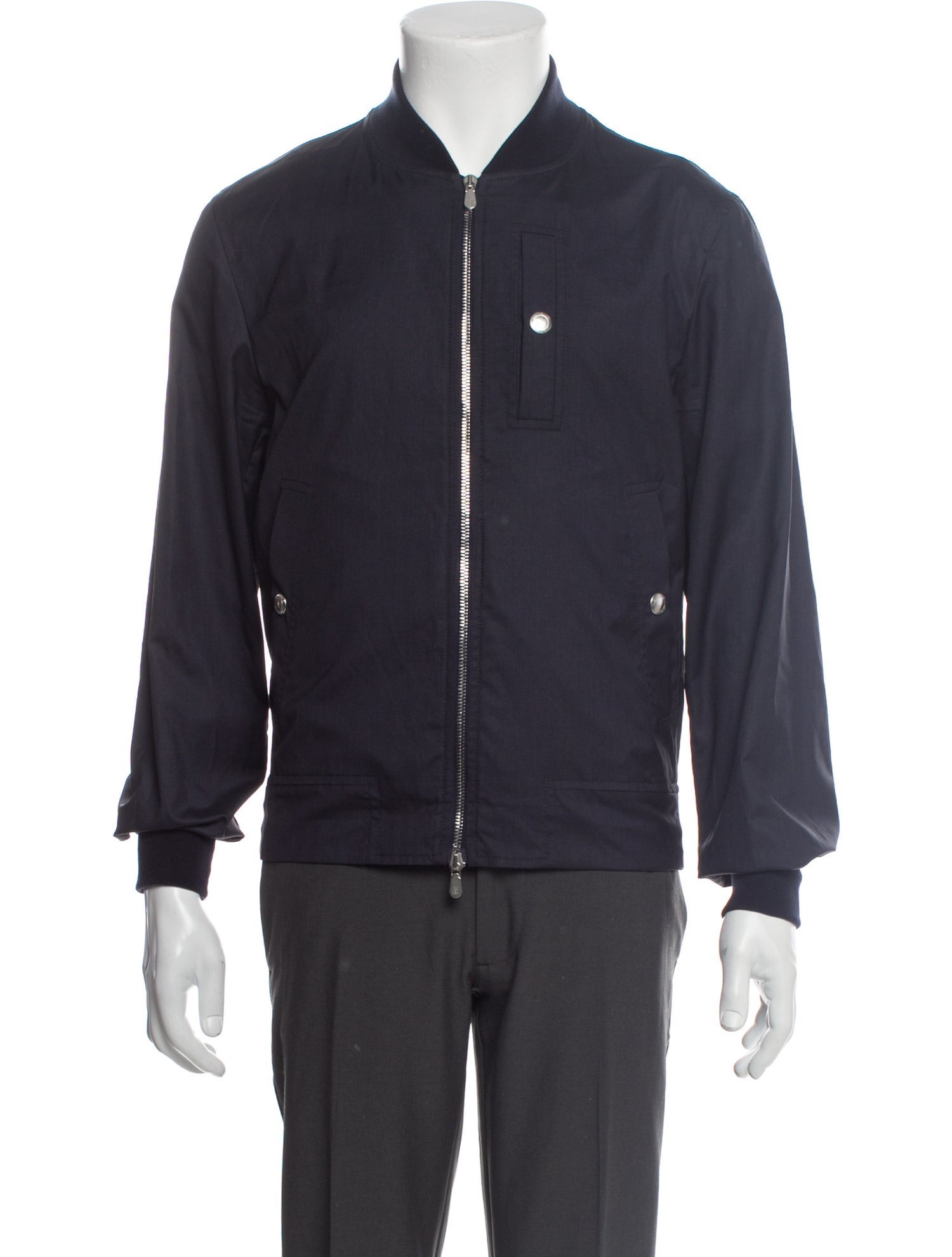 Brunello Cucinelli Virgin Wool Bomber Jacket