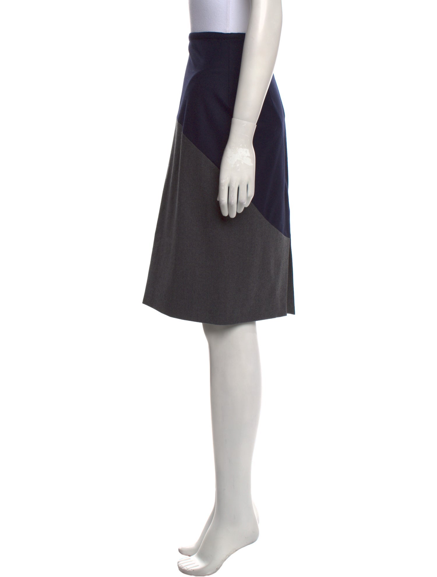 Brunello Cucinelli Virgin Wool Knee-Length Skirt