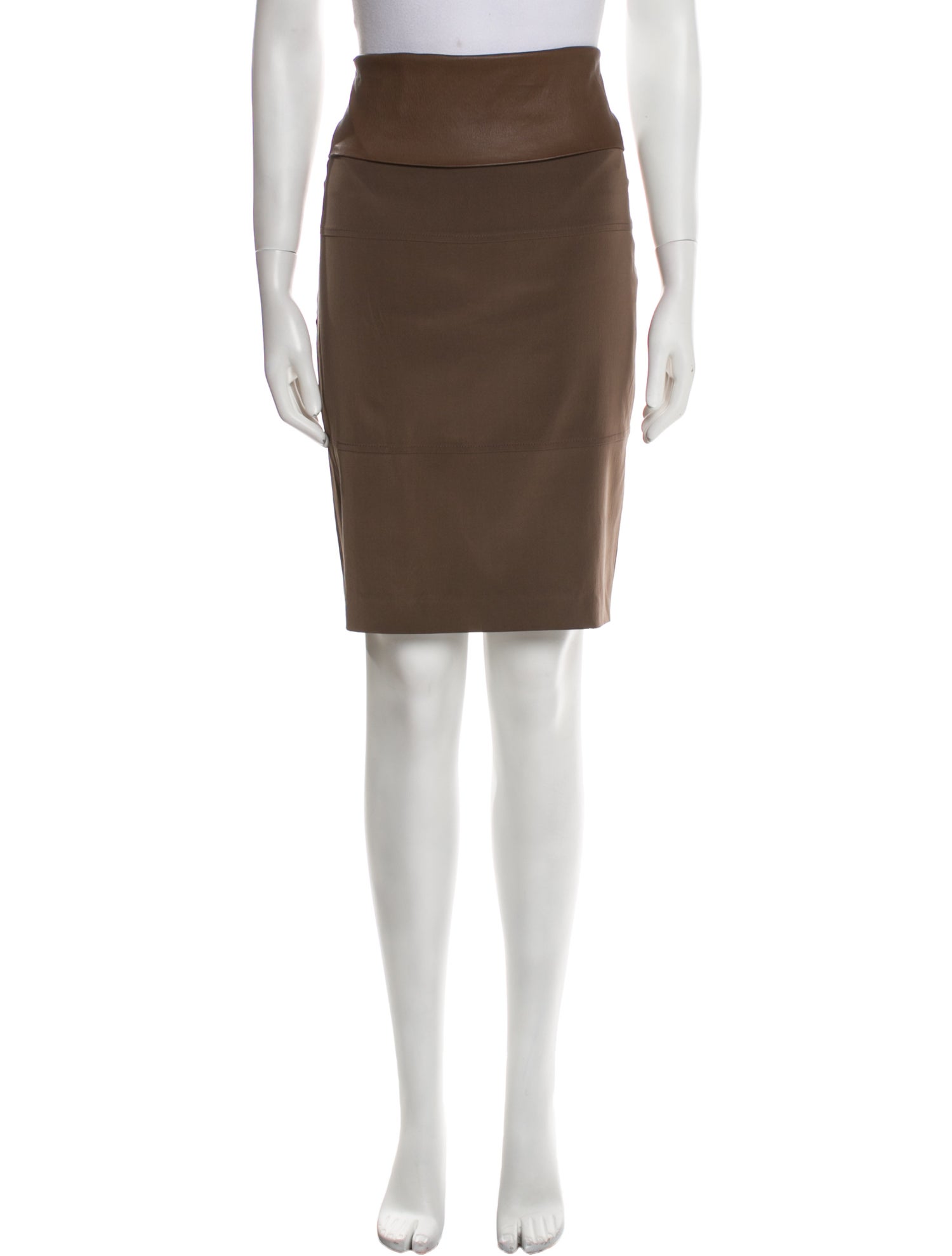 Brunello Cucinelli Silk Knee-Length Skirt