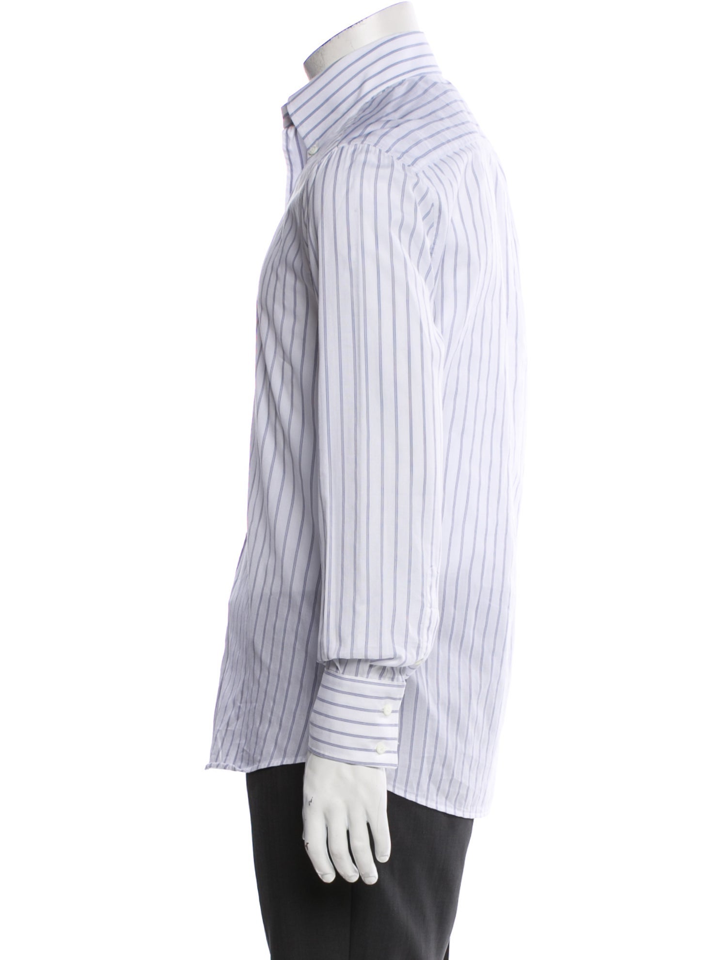 Brunello Cucinelli Striped Long Sleeve Shirt