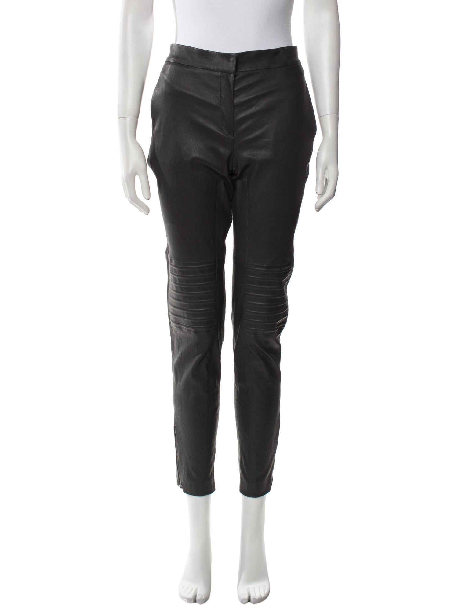 Brunello Cucinelli Leather Skinny Leg Pants w/ Tags