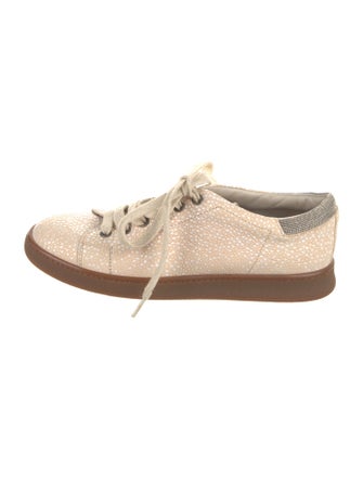 Brunello Cucinelli Monili Leather Sneakers