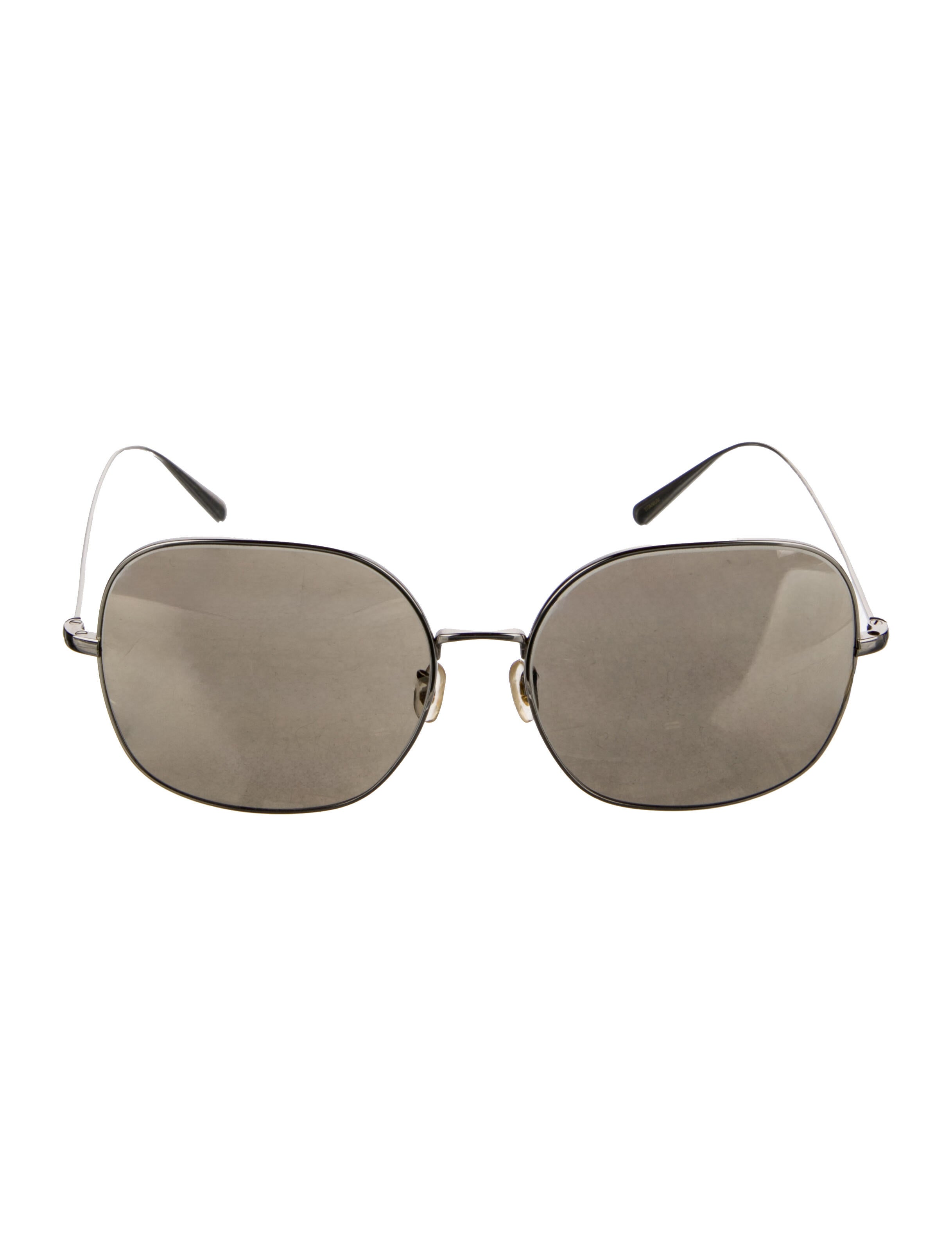 Brunello Cucinelli Oversize Mirrored Sunglasses
