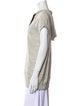 Brunello Cucinelli Linen V-Neck Hoodie