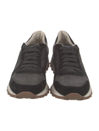 Brunello Cucinelli Monili Suede Sneakers