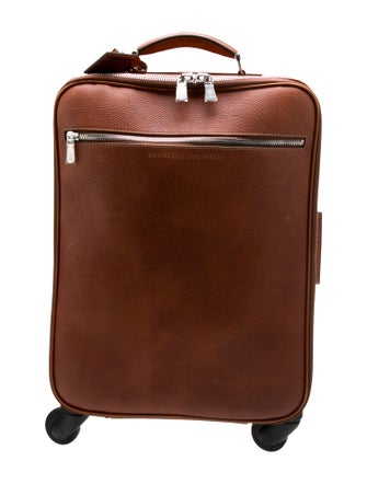 Brunello Cucinelli Grained Calfskin Suitcase