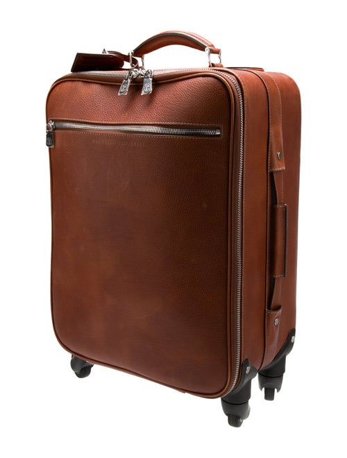Brunello Cucinelli Grained Calfskin Suitcase