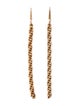 Brunello Cucinelli Twisted Bead Drop Earrings