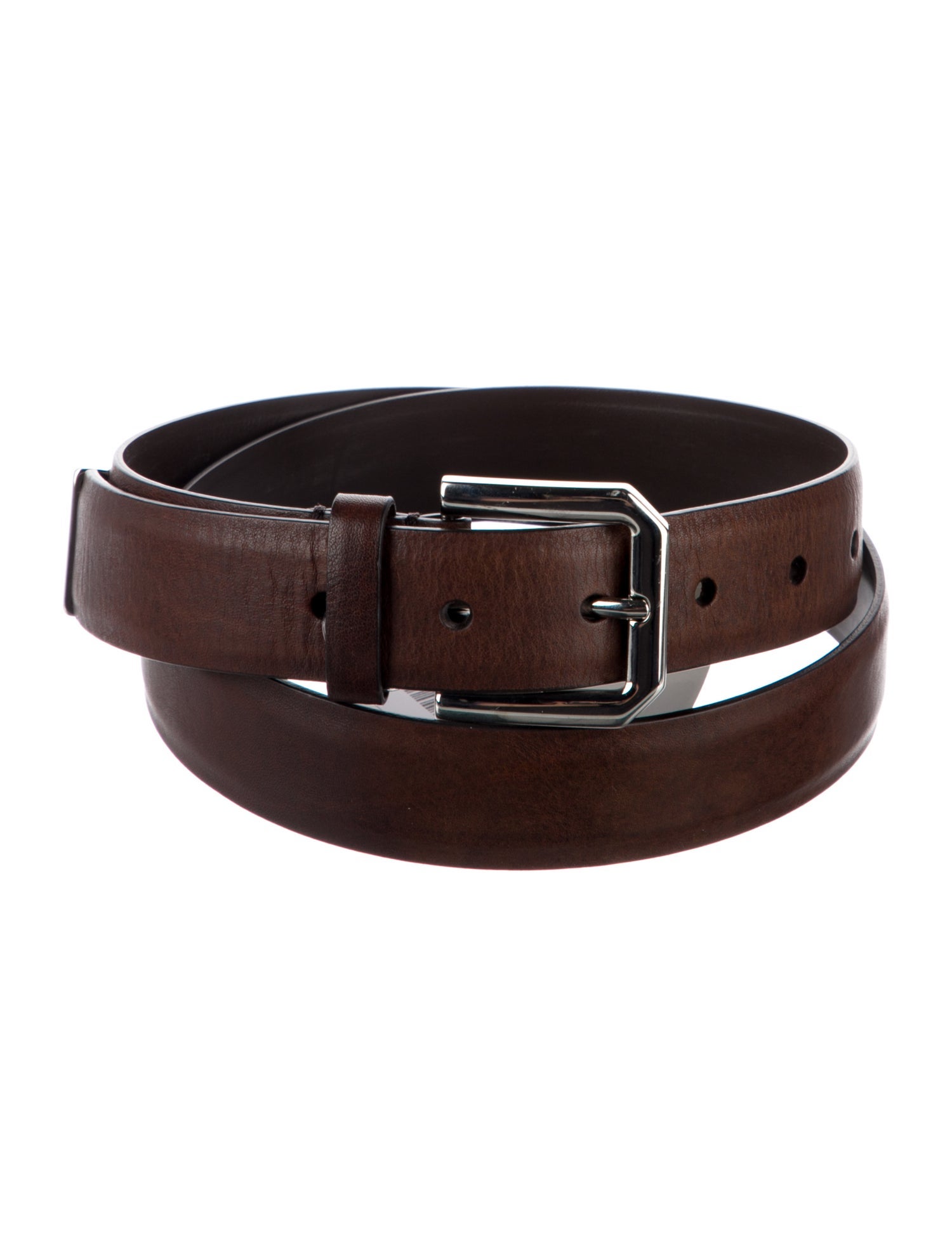 Brunello Cucinelli Skinny Leather Waist Belt