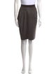 Brunello Cucinelli Virgin Wool Knee-Length Skirt