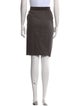 Brunello Cucinelli Virgin Wool Knee-Length Skirt