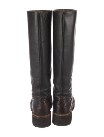 Brunello Cucinelli Leather Riding Boots