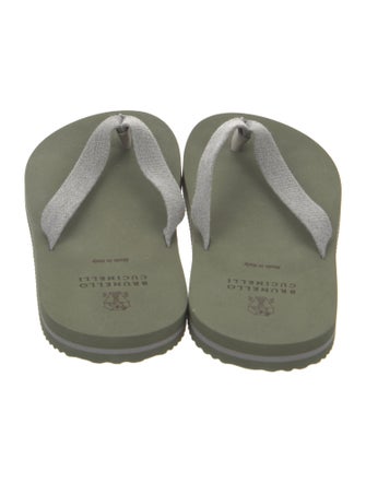 Brunello Cucinelli Rubber Slides