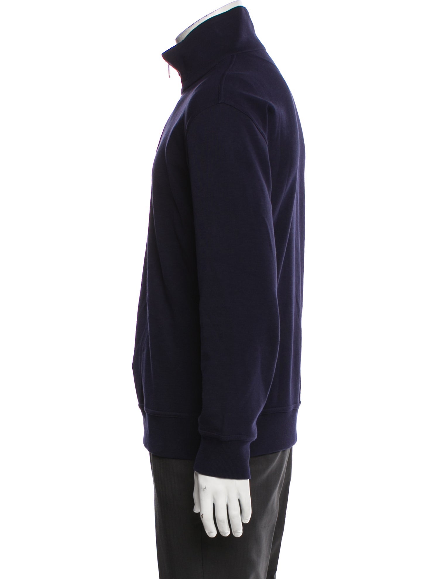 Brunello Cucinelli Mock Neck Long Sleeve Sweatshirt