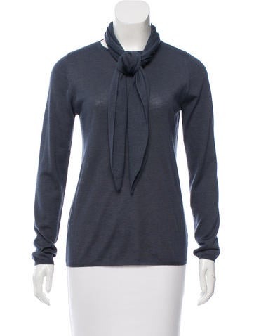 Brunello Cucinelli Cashmere & Silk-Blend Embellished Sweater