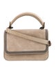 Brunello Cucinelli Suede Top Handle Bag