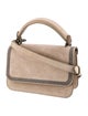 Brunello Cucinelli Suede Top Handle Bag