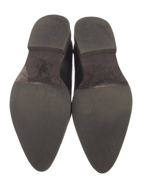 Brunello Cucinelli Leather Beaded Accents Oxfords