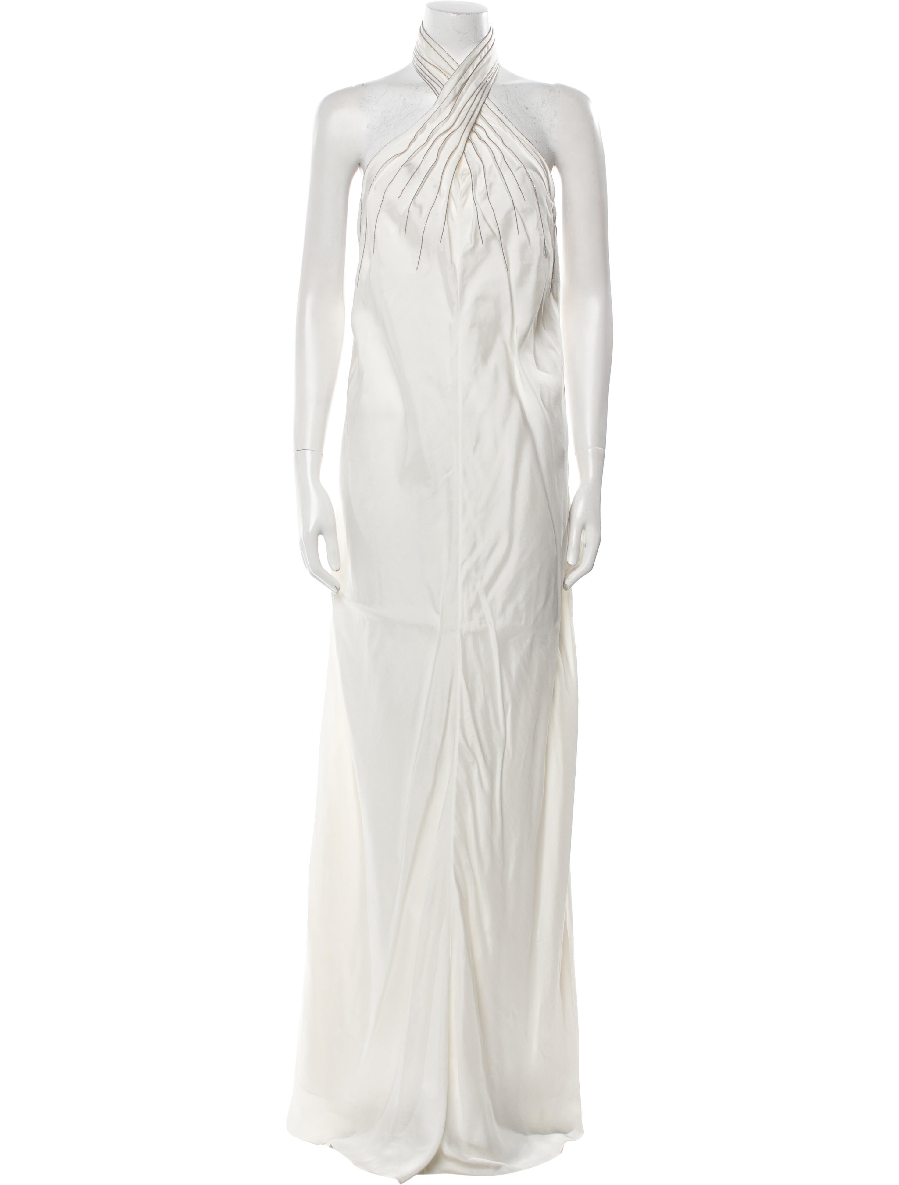Brunello Cucinelli Halterneck Long Dress