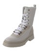 Brunello Cucinelli Canvas Combat Boots