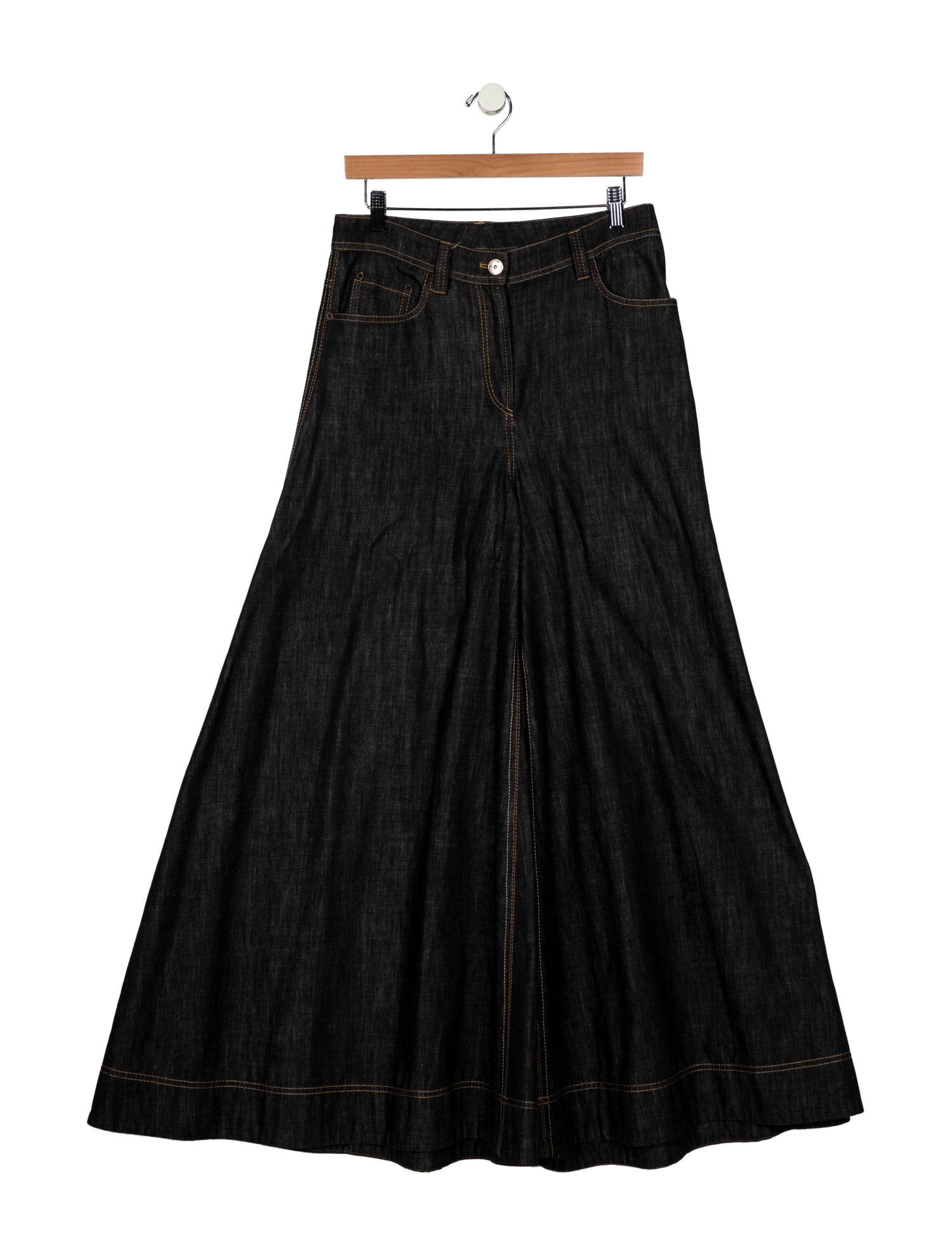 Brunello Cucinelli High-Rise Wide Leg Jeans