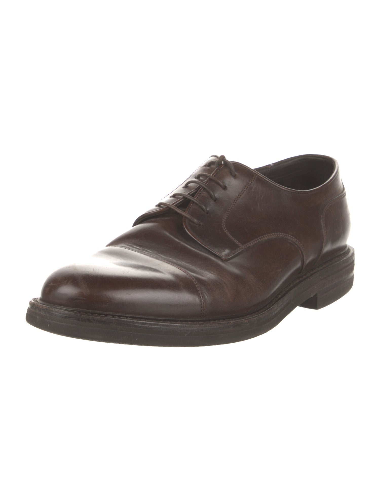 Brunello Cucinelli Leather Derby Shoes