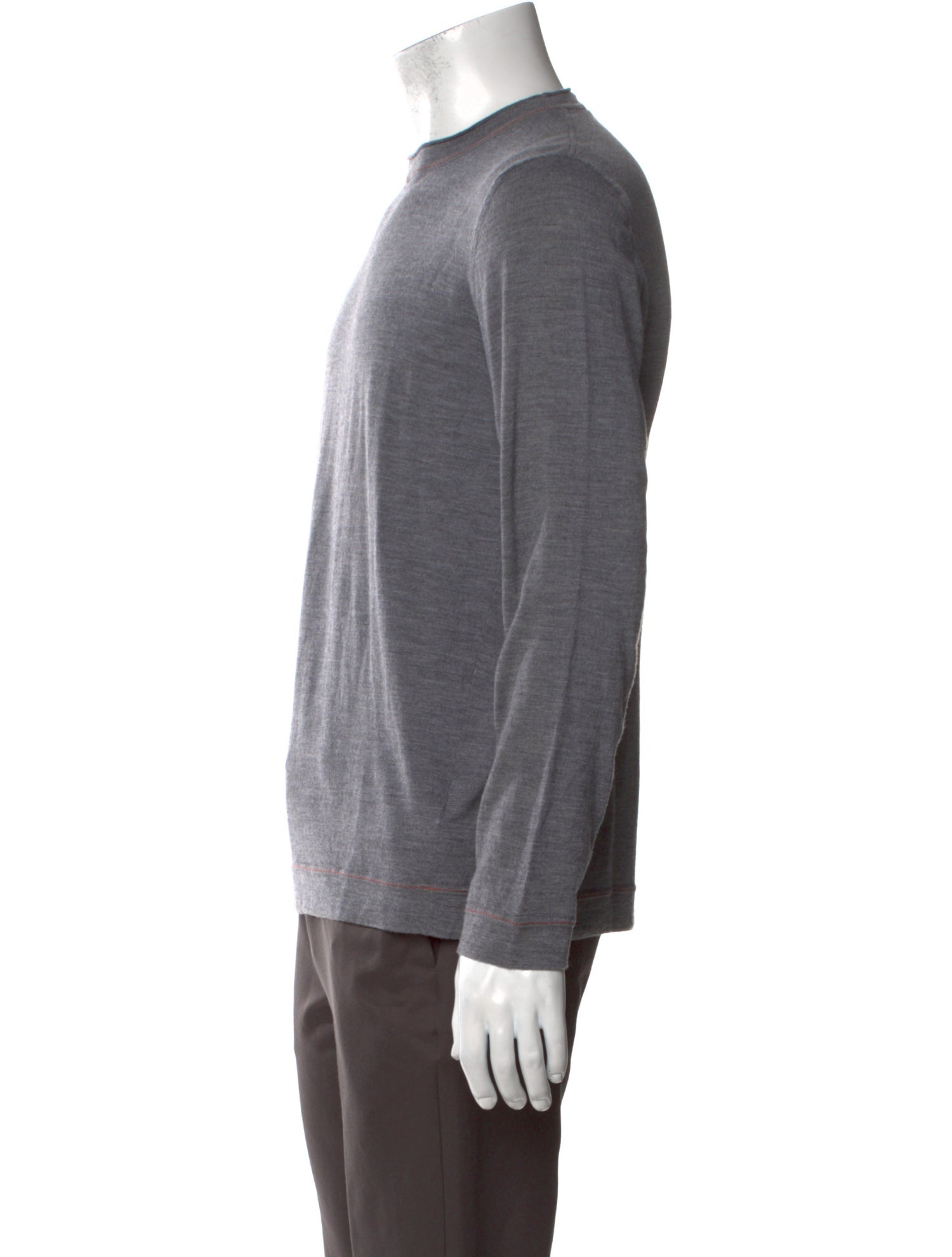 Brunello Cucinelli Virgin Wool Crew Neck Pullover