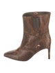 Brunello Cucinelli Python Animal Print Boots