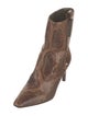 Brunello Cucinelli Python Animal Print Boots