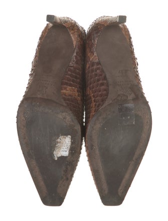 Brunello Cucinelli Python Animal Print Boots