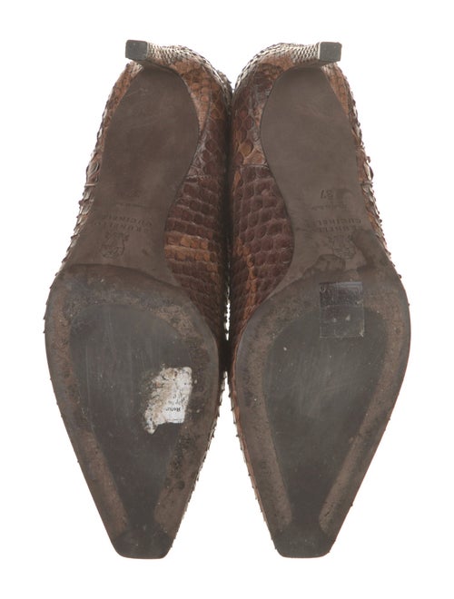 Brunello Cucinelli Python Animal Print Boots