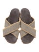 Brunello Cucinelli Monili Suede Slides
