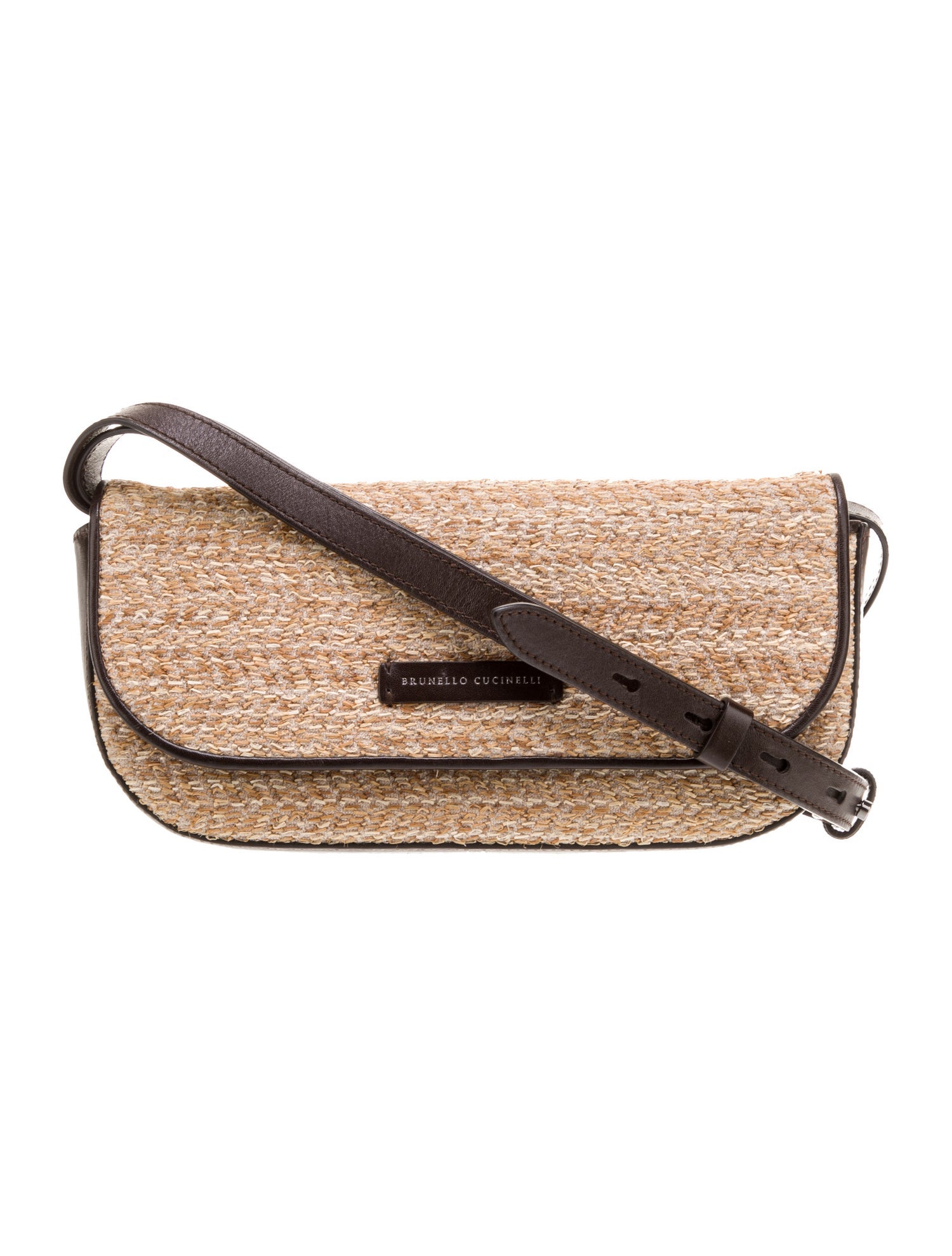 Brunello Cucinelli Raffia Shoulder Bag