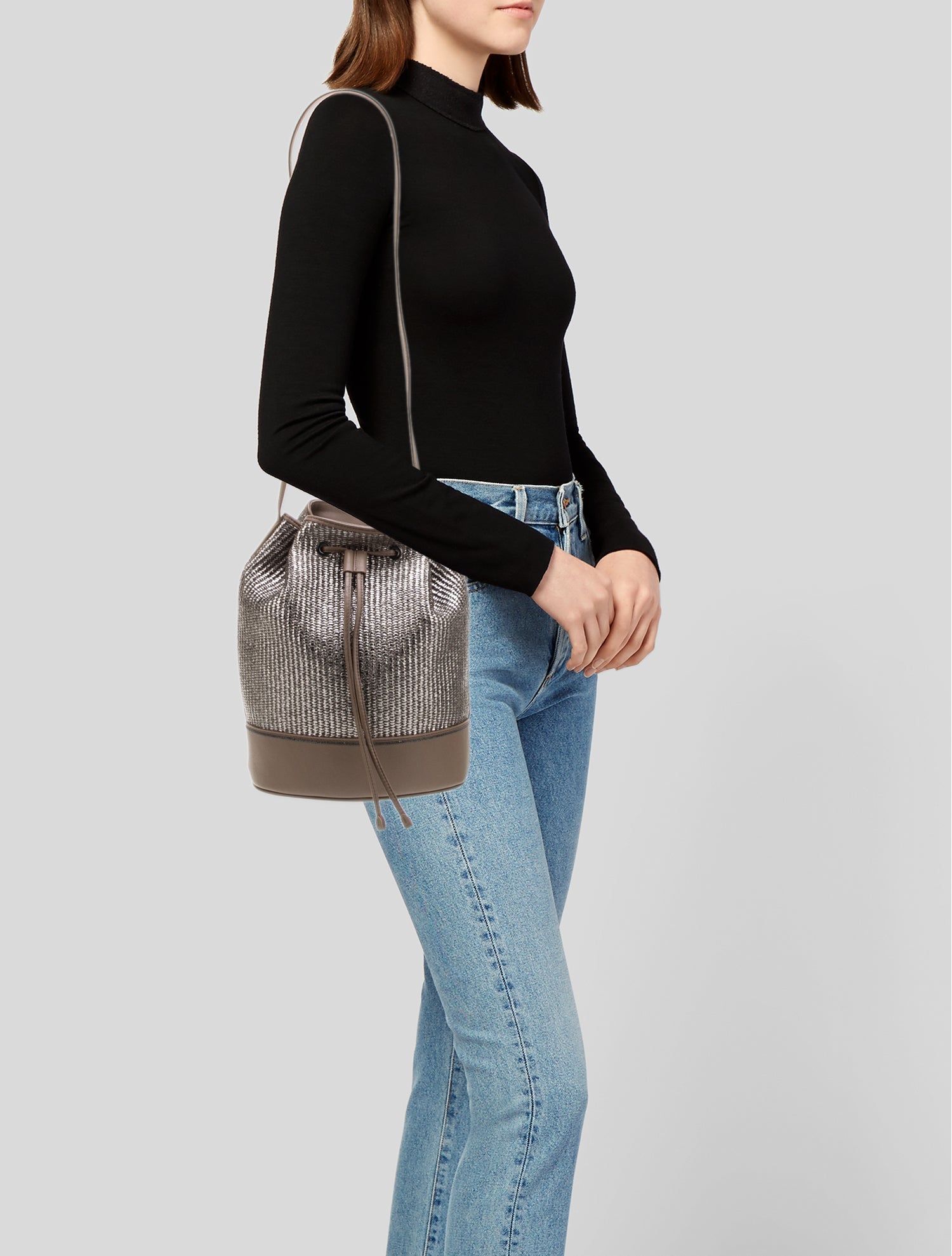 Brunello Cucinelli Raffia Shoulder Bag