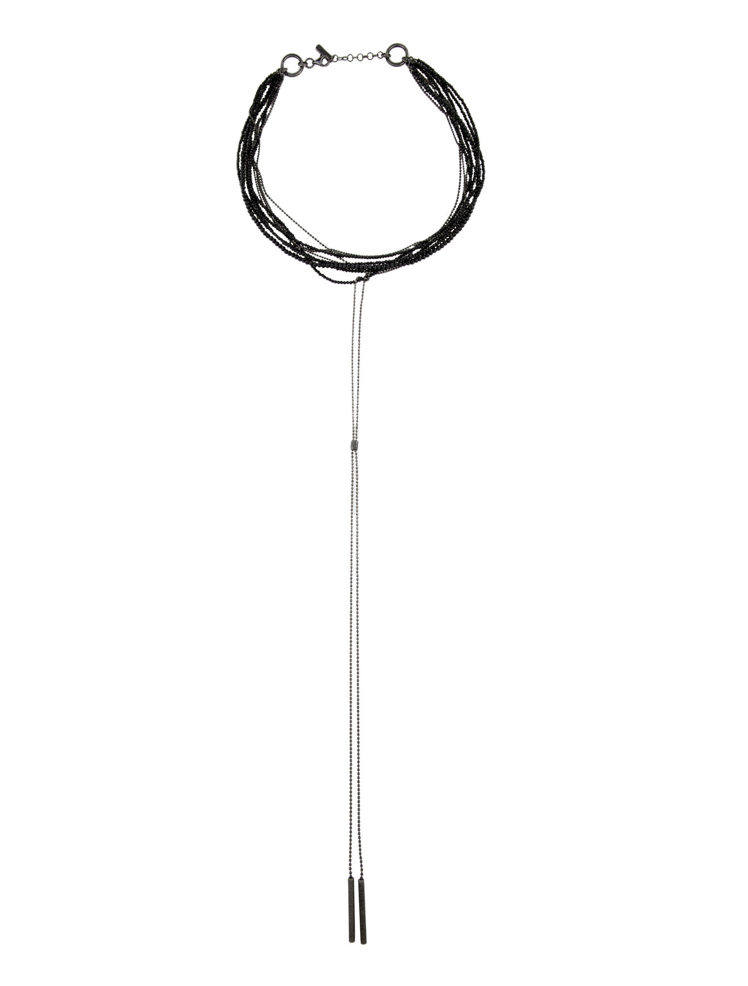 Brunello Cucinelli Bead Multistrand Lariat Necklace