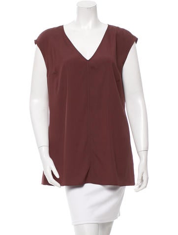 Brunello Cucinelli Silk Sleeveless Top