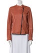Brunello Cucinelli Leather Biker Jacket