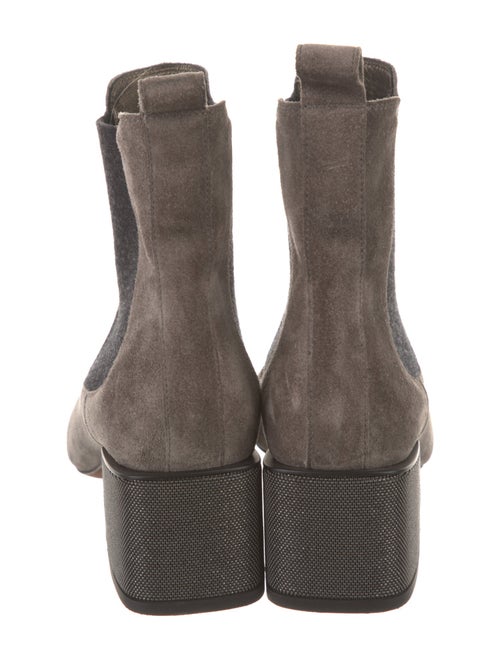 Brunello Cucinelli Monili Suede Chelsea Boots