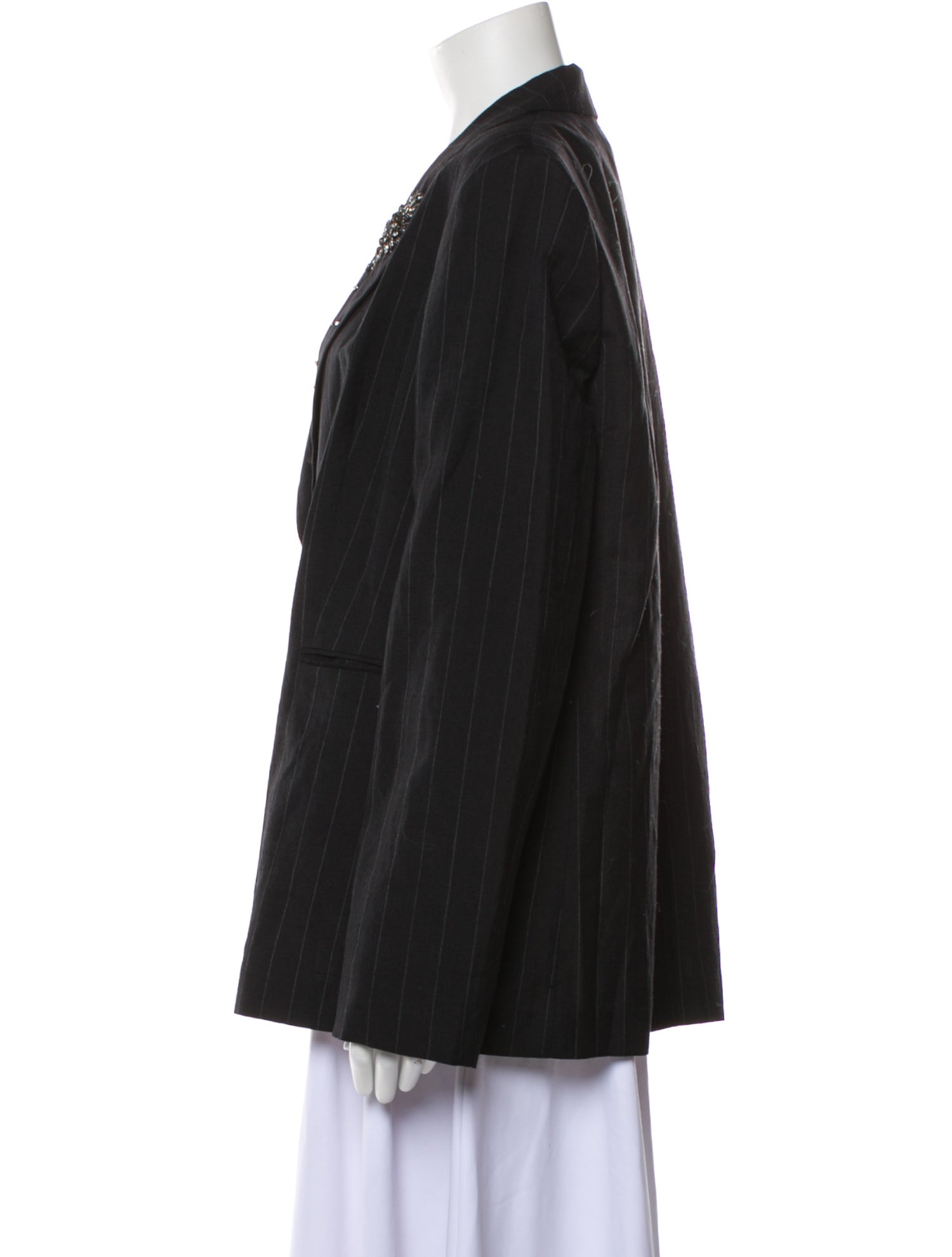 Brunello Cucinelli Virgin Wool Striped Blazer