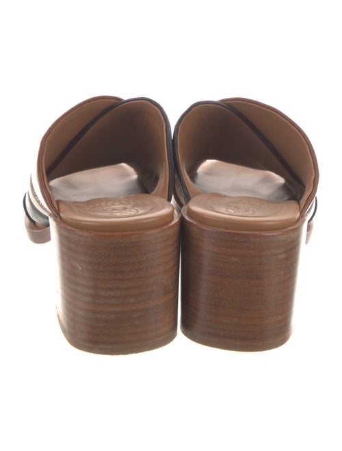 Brunello Cucinelli Leather Printed Slides