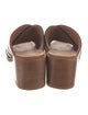 Brunello Cucinelli Leather Printed Slides