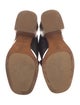 Brunello Cucinelli Leather Printed Slides