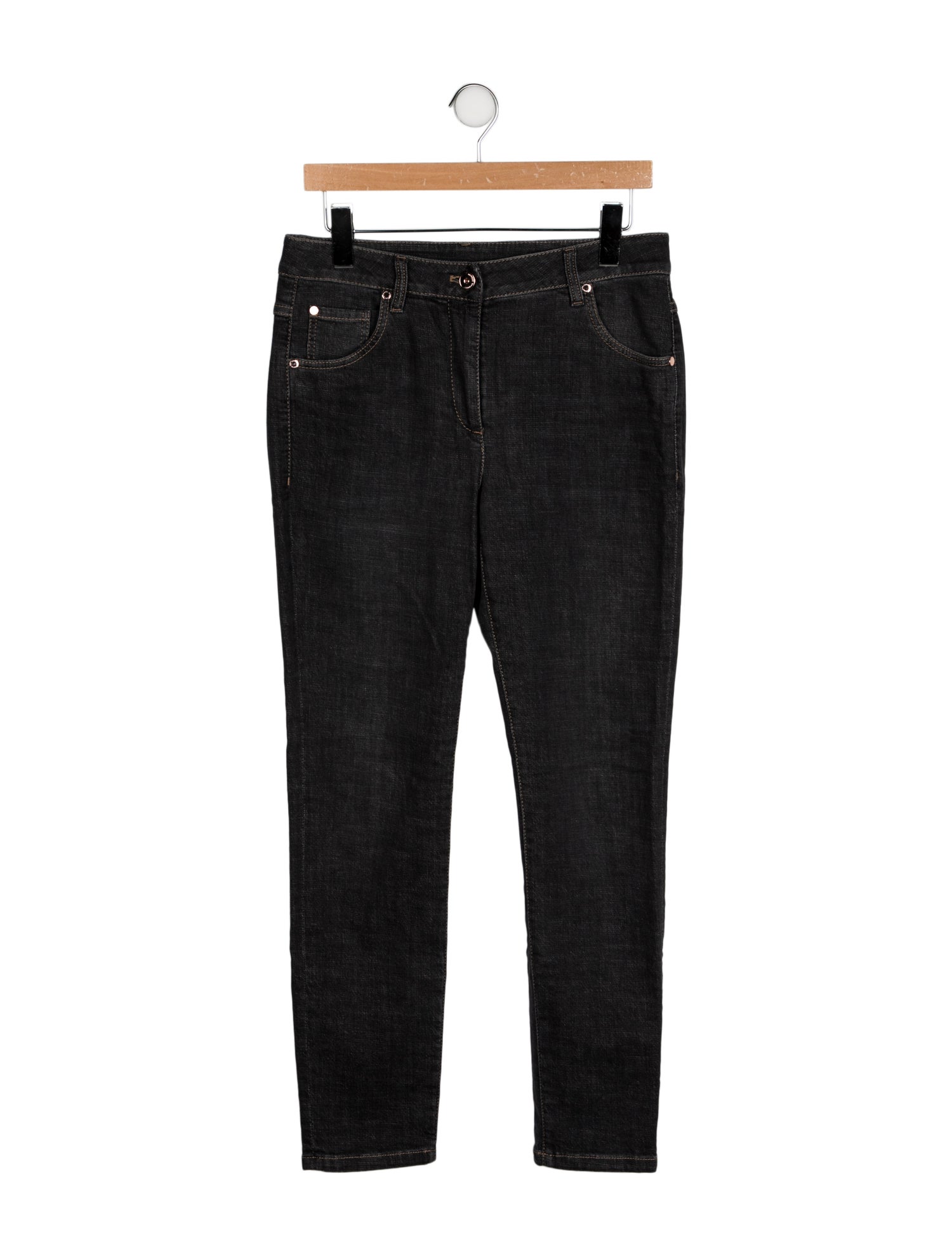 Brunello Cucinelli Mid-Rise Skinny Leg Jeans