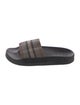 Brunello Cucinelli Monili Leather Slides