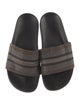 Brunello Cucinelli Monili Leather Slides