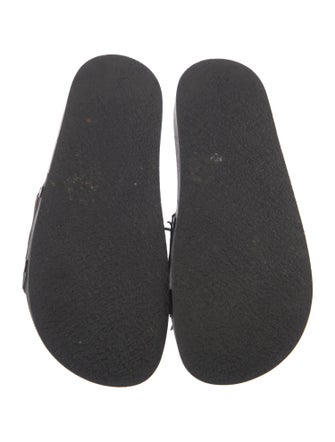 Brunello Cucinelli Monili Leather Slides