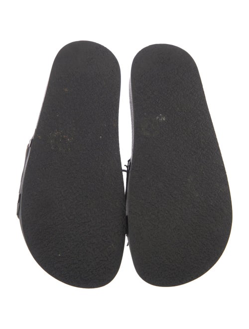 Brunello Cucinelli Monili Leather Slides